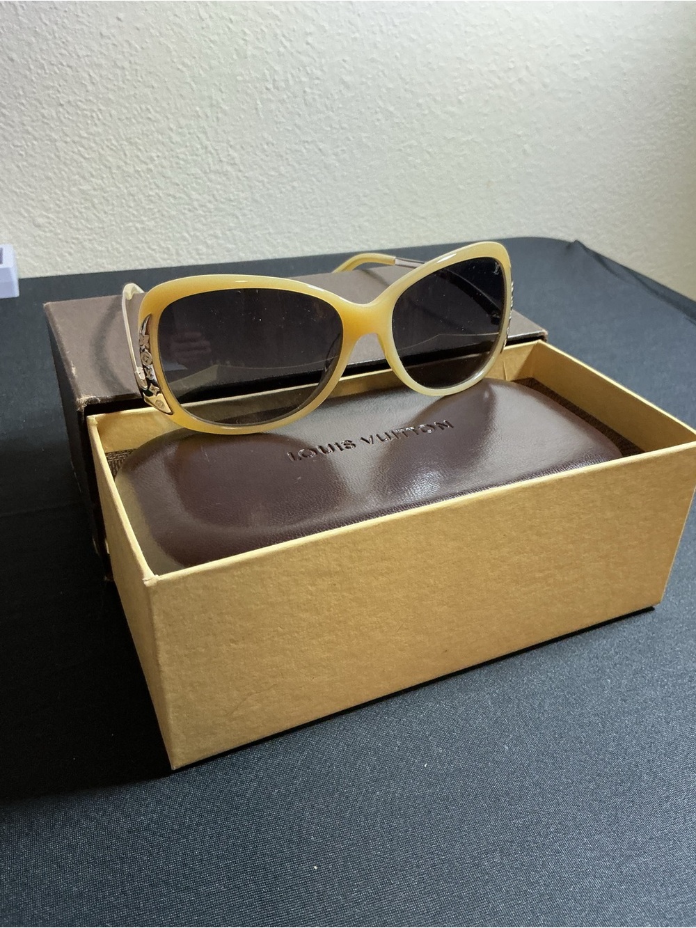 Louis Vuitton Cream Sunglasses